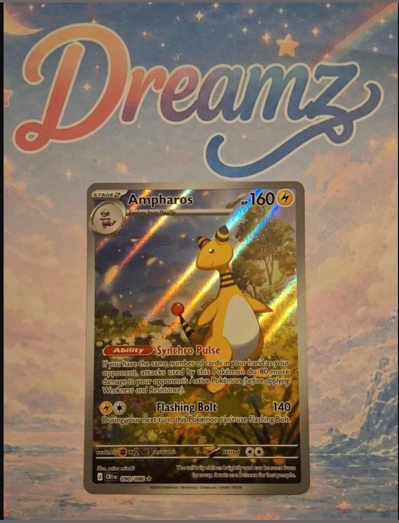 Ampharos 090/086 Art Rare front