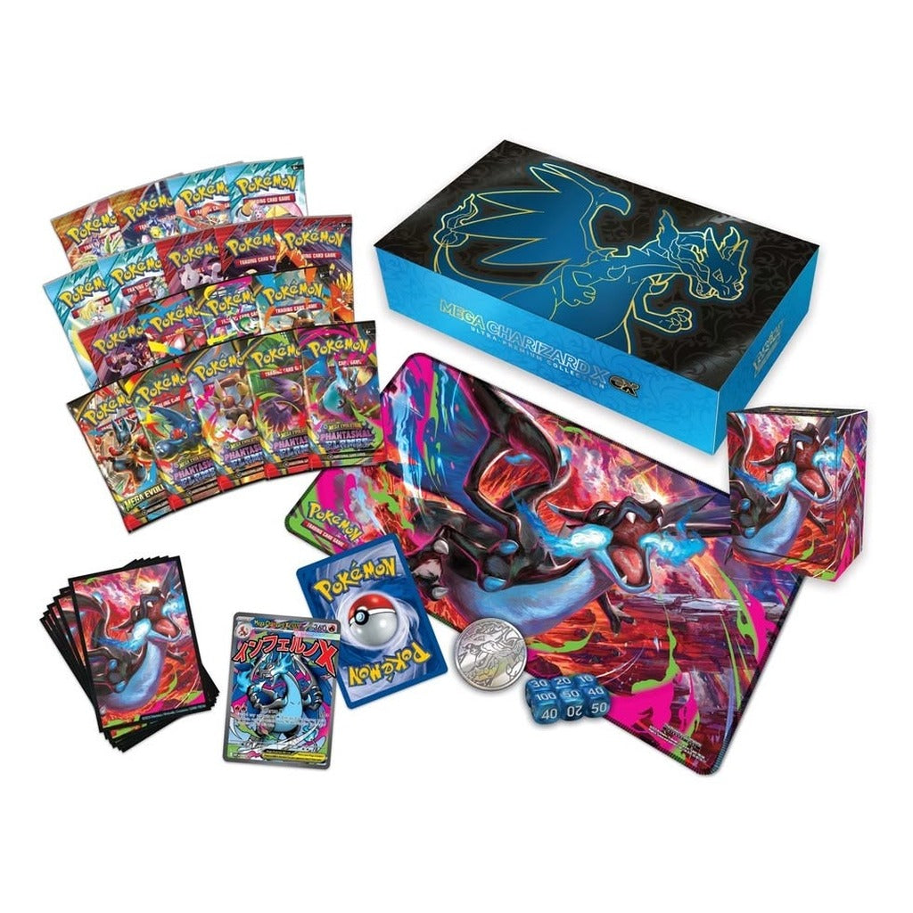 Pokémon TCG Mega Charizard X Ultra Premium Collection - back