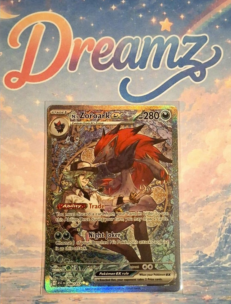 N's Zoroark EX SIR 286/217 front