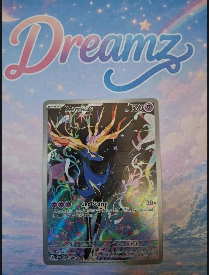 Xerneas 091/086 Art Rare front
