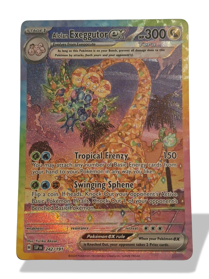 Pokémon TCG Alolan Exeggutor EX SIR 242/191