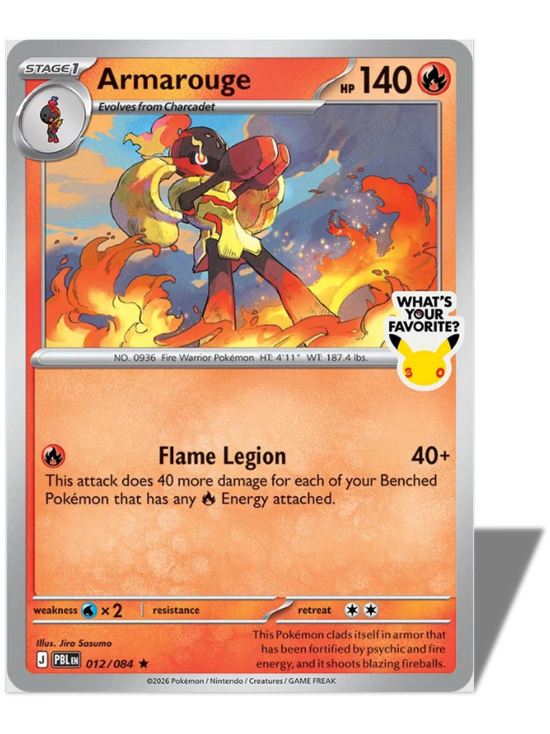 Pokémon TCG Armourage Promo 012 Sealed