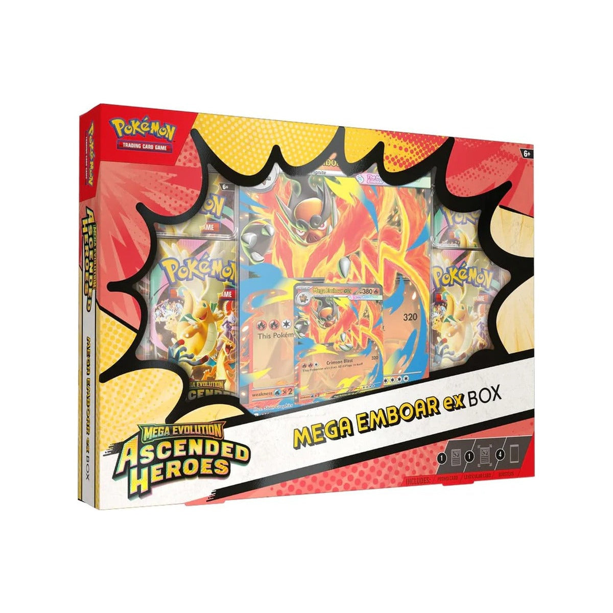 Pokemon TCG Ascended Heroes EX Box: Emboar
