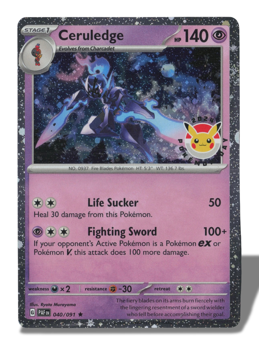 Ceruledge 2024 Pokémon Day Promo 040/091
