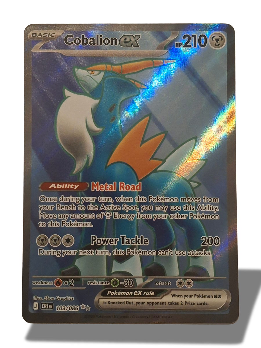 Cobalion Ex Ultra Rare 103/086 - front