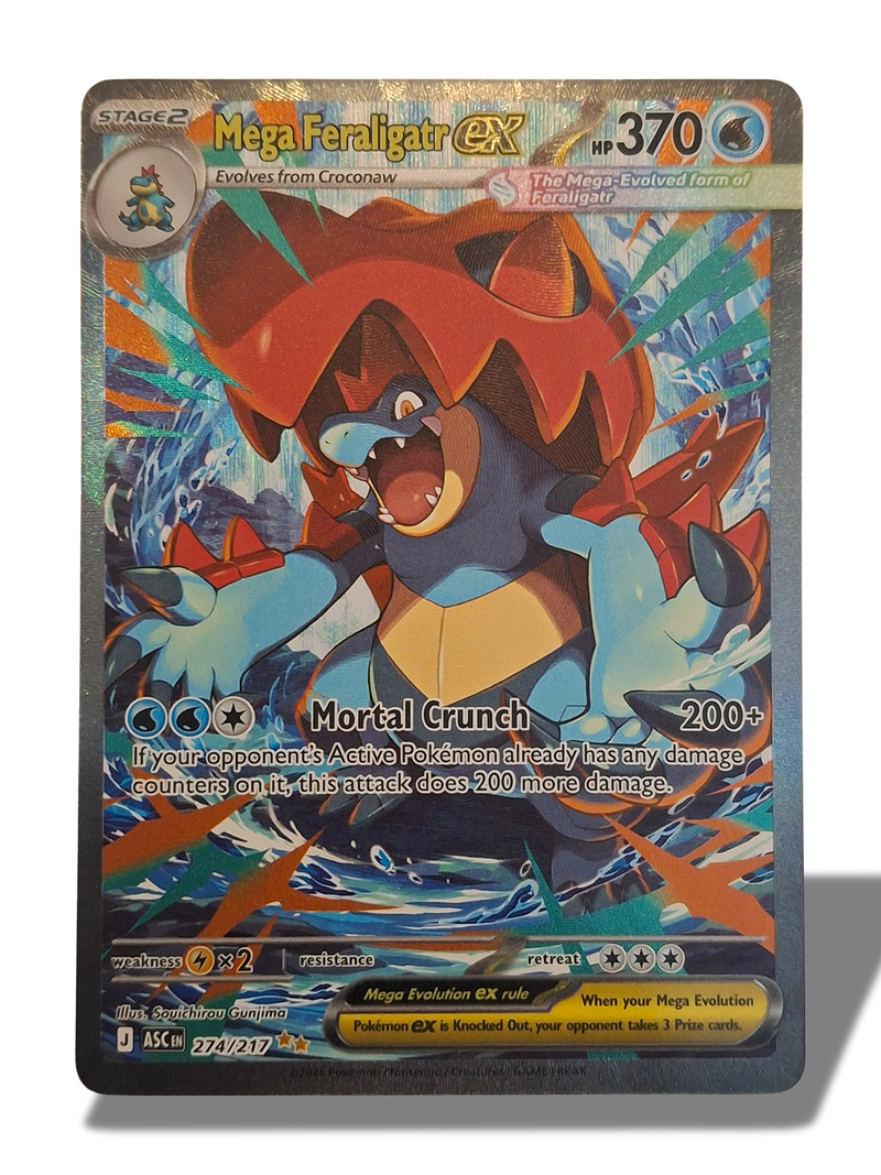 Pokémon TCG Mega Feraligatr EX SIR 274/217