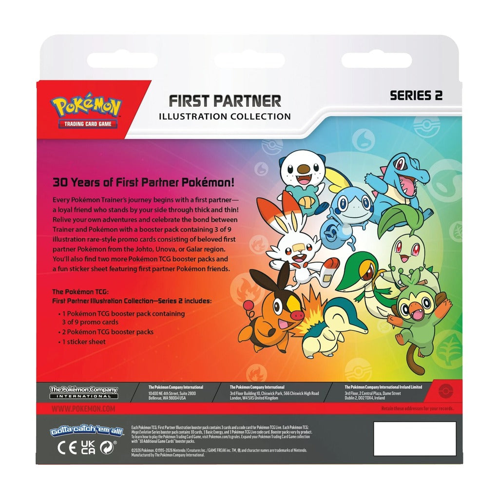 Pokémon TCG First Partner Series 2 Illustration Collection - back