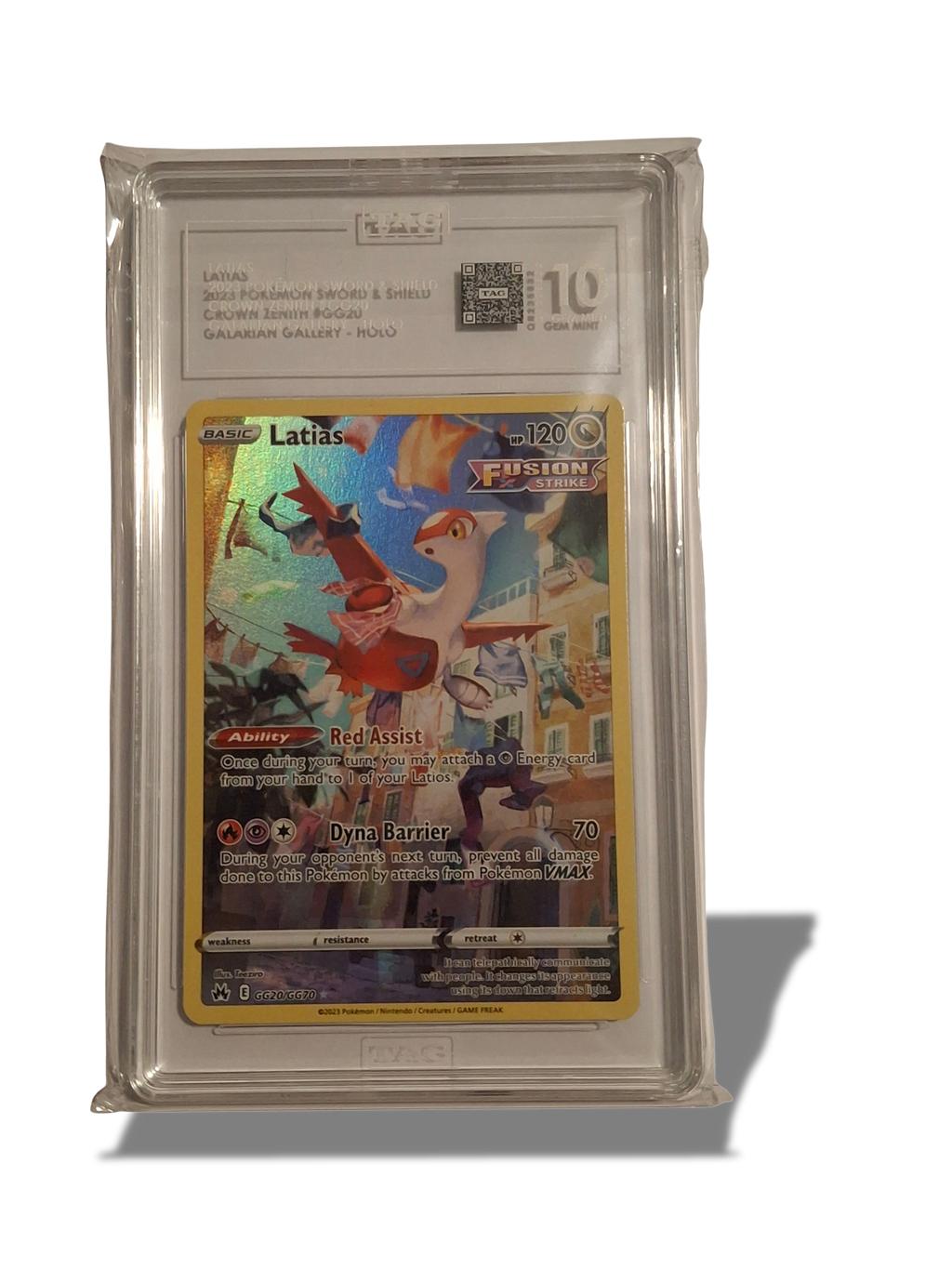 Pokémon TCG Latias Galarian Gallery GG20/GG70 TAG 10