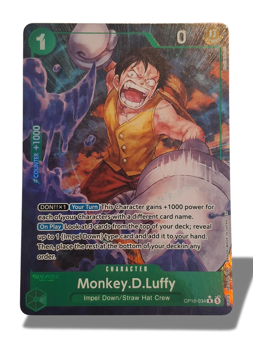 Monkey D. Luffy Alt Rare OP16-034 - front