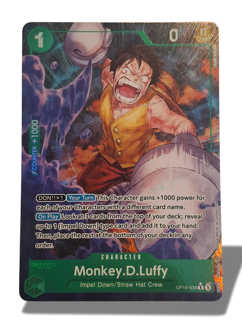 Monkey D. Luffy Alt Rare OP16-034 - front