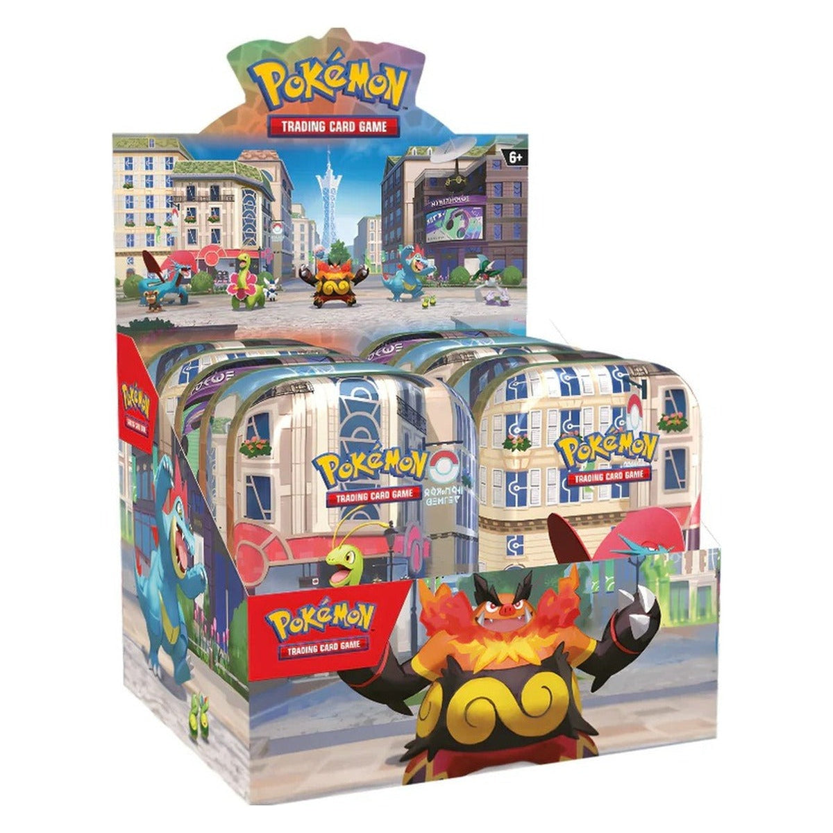 Pokemon TCG Lumiose City Mini Tin Sealed Display
