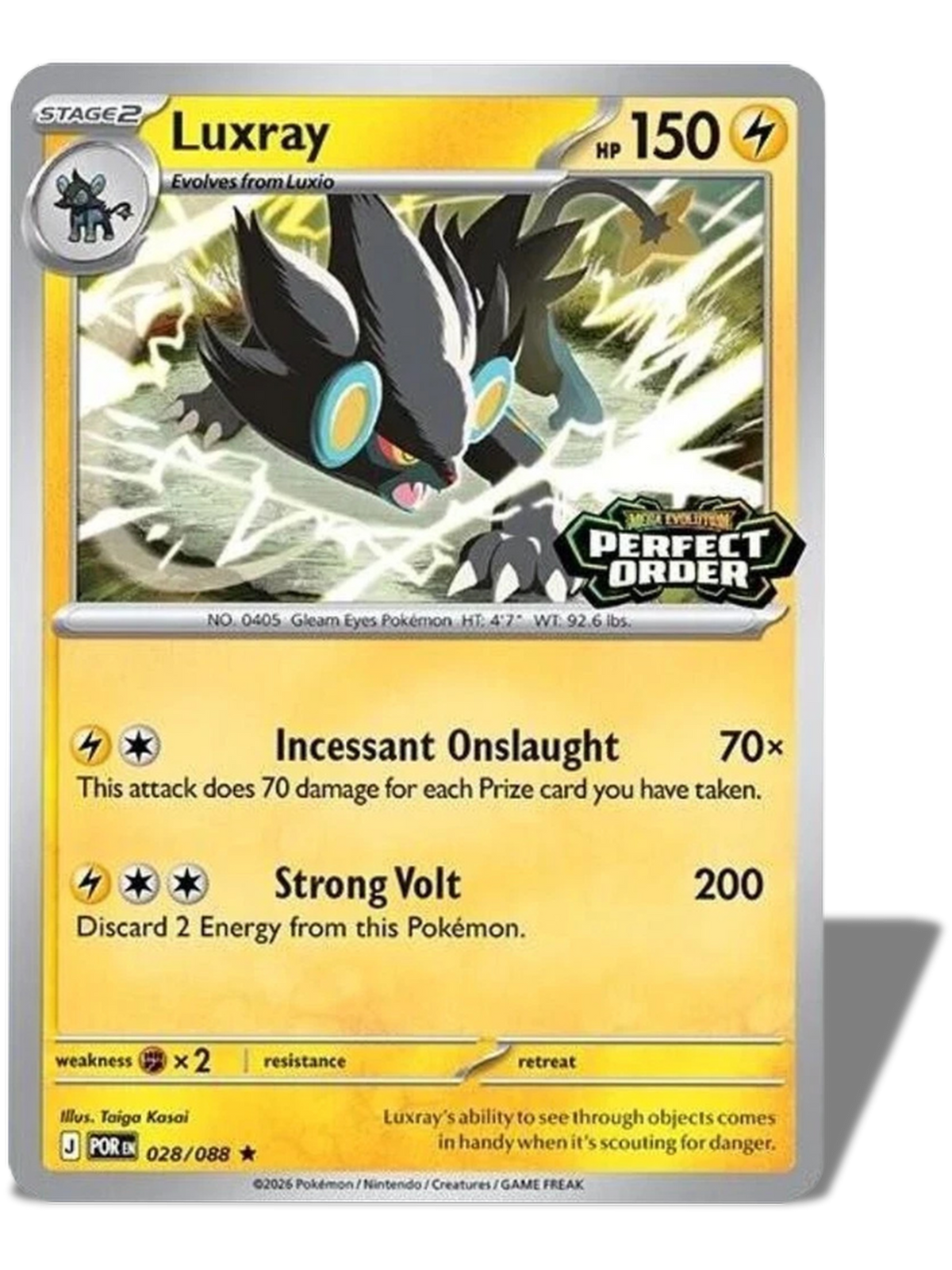 Pokémon TCG Luxray Promo 028/088 Sealed