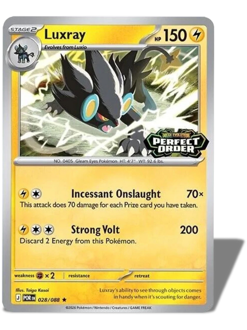Pokémon TCG Luxray Promo 028/088 Sealed