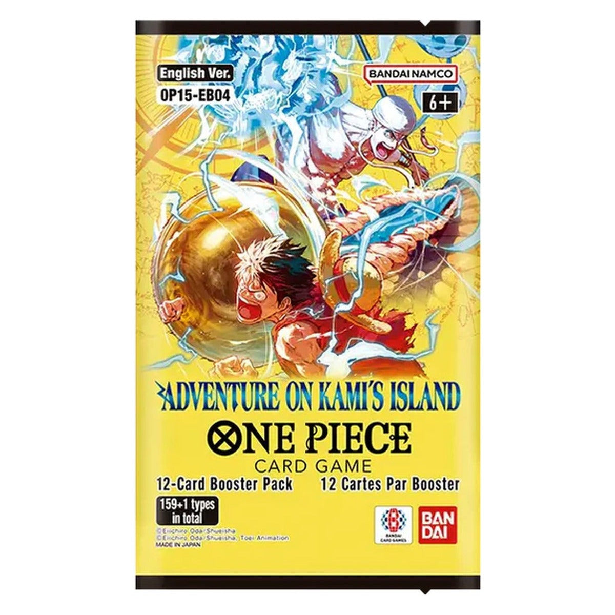 One Piece CCG OP15 Booster Pack x 5
