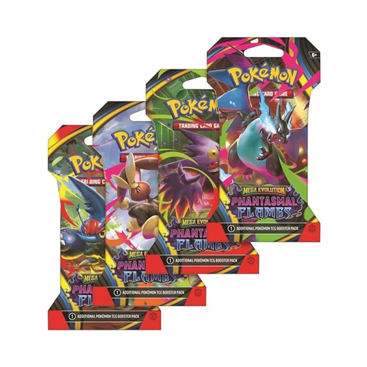 Pokemon TCG Phantasmal Flames Sleeved Blisters