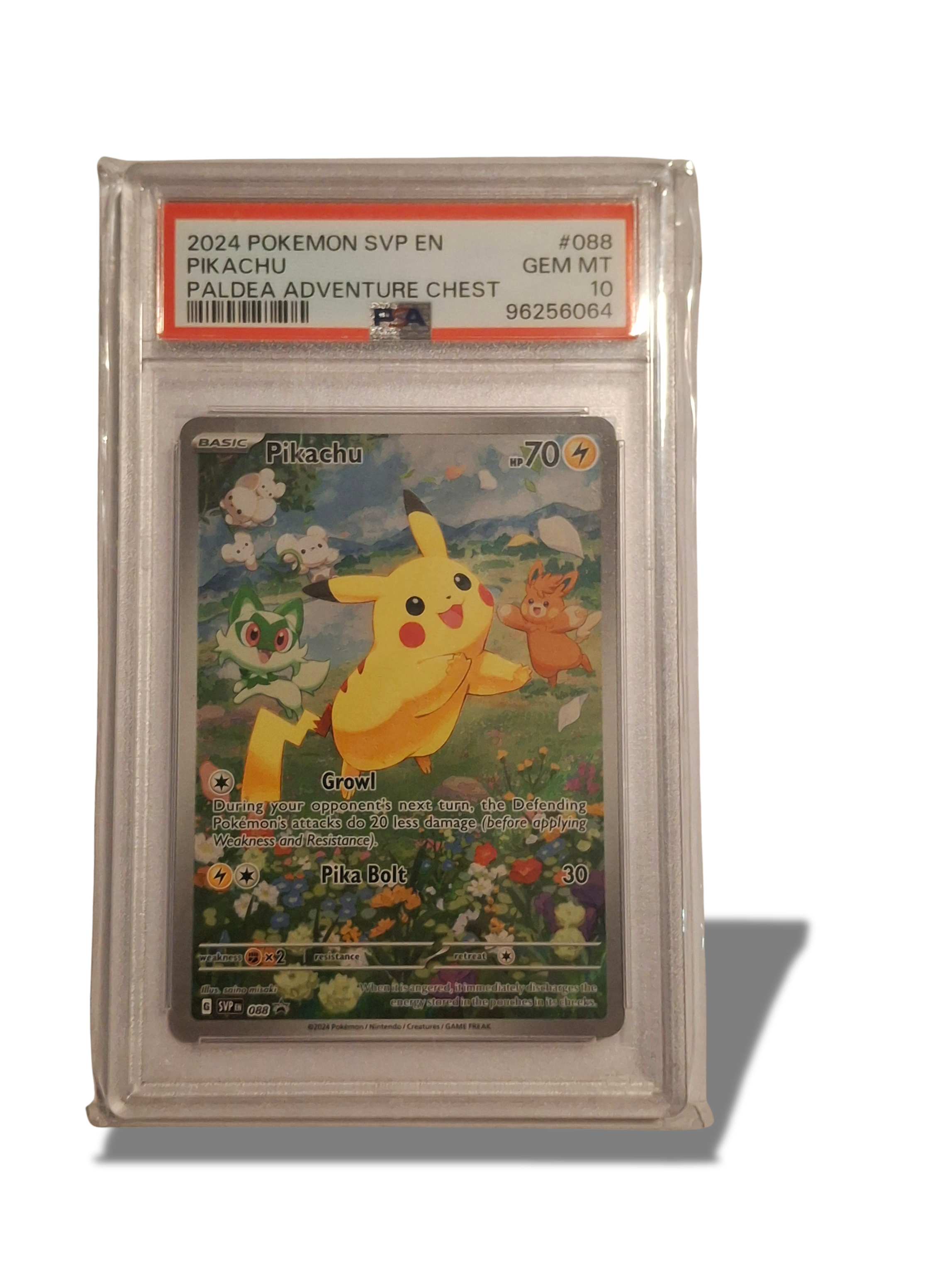 Pokémon TCG Pikachu SV Promo 088 PSA 10