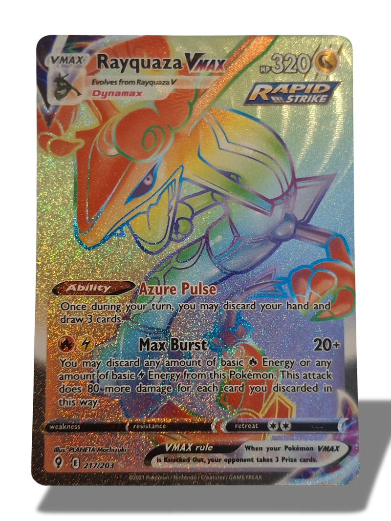 Pokémon TCG Rayquaza Vmax 217/203