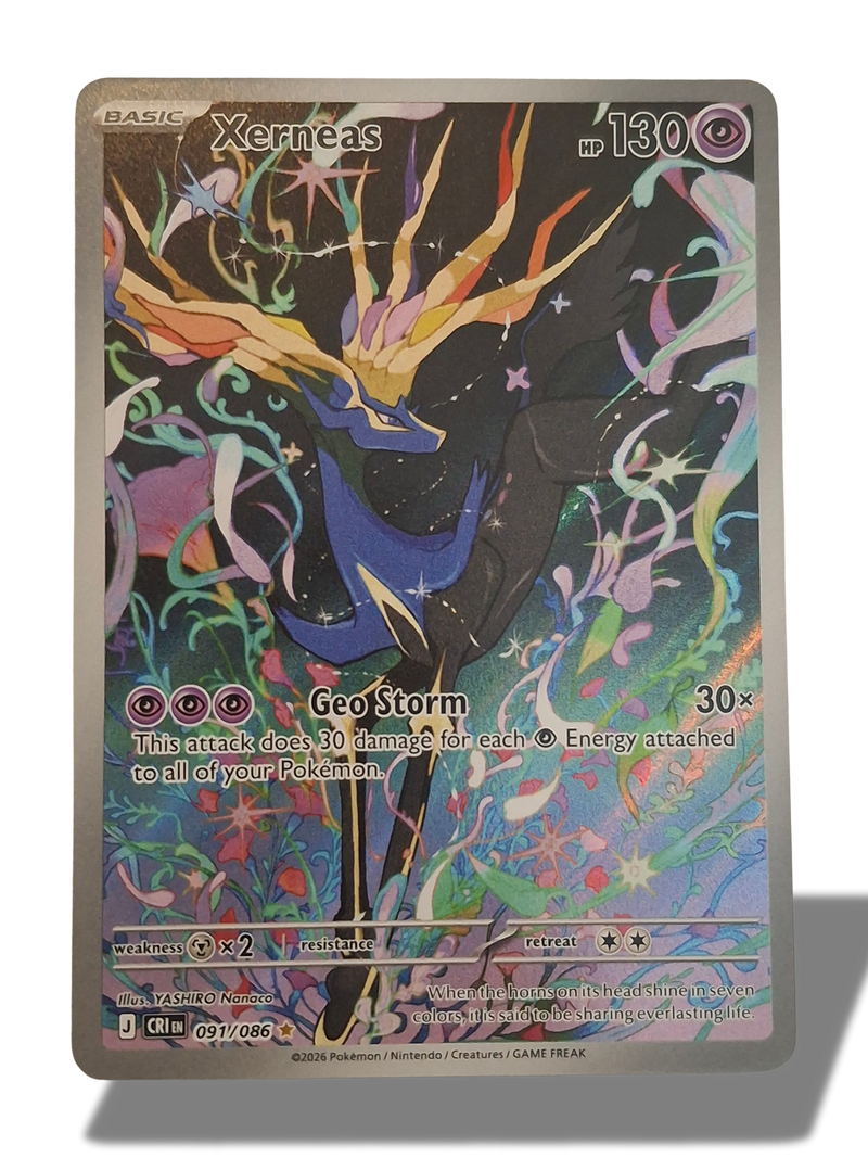 Pokémon TCG Xerneas Illustration Rare 091/086