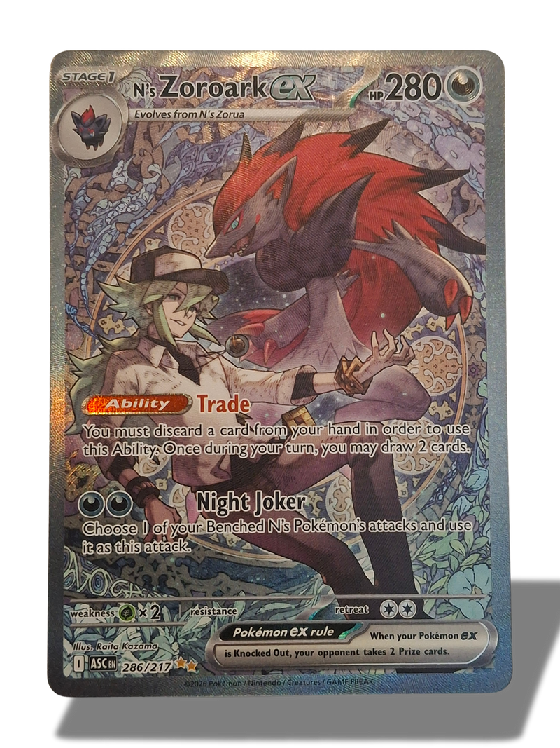 Pokémon TCG N's Zoroark EX SIR 286/217